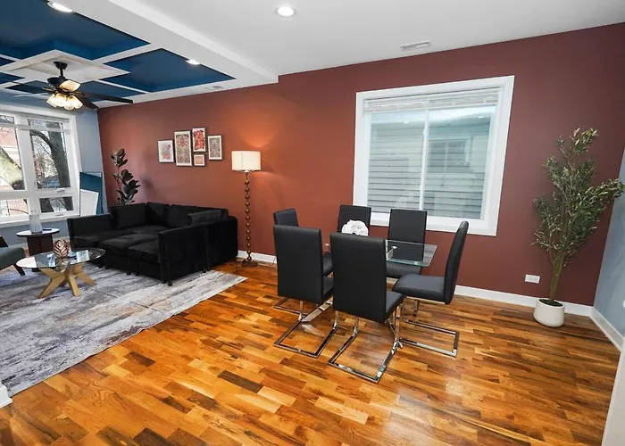 Apartment Modern 3br Retreat Near United Center & West Loop Chicago