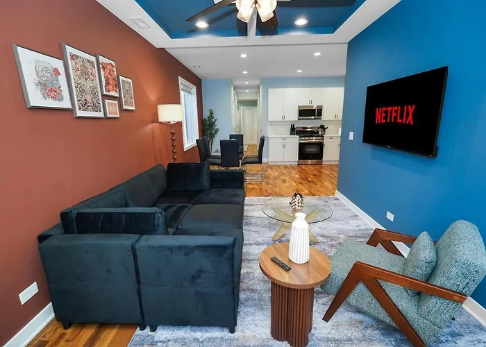 Apartment Modern 3br Retreat Near United Center & West Loop